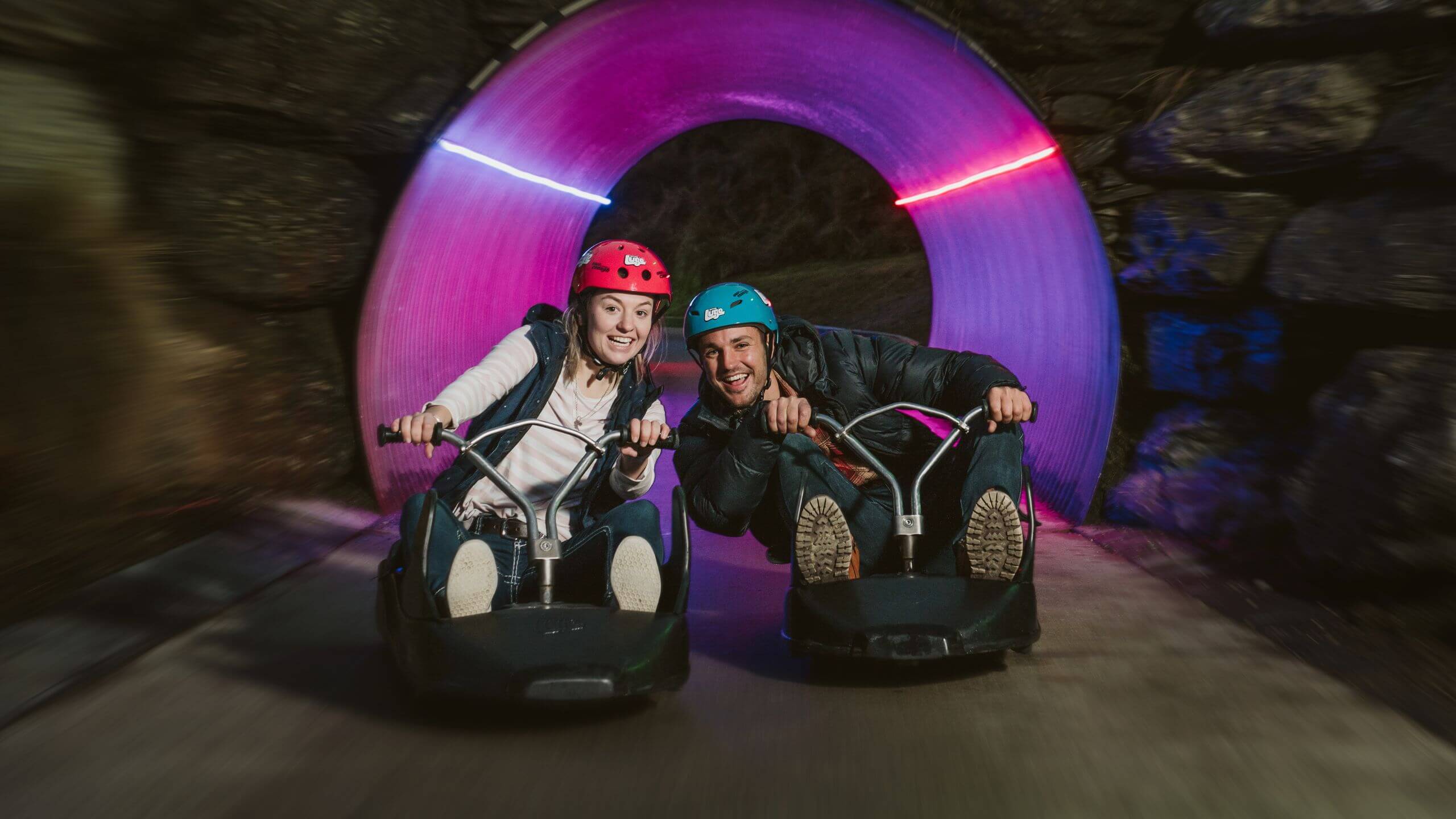 Night Luge Tunnel