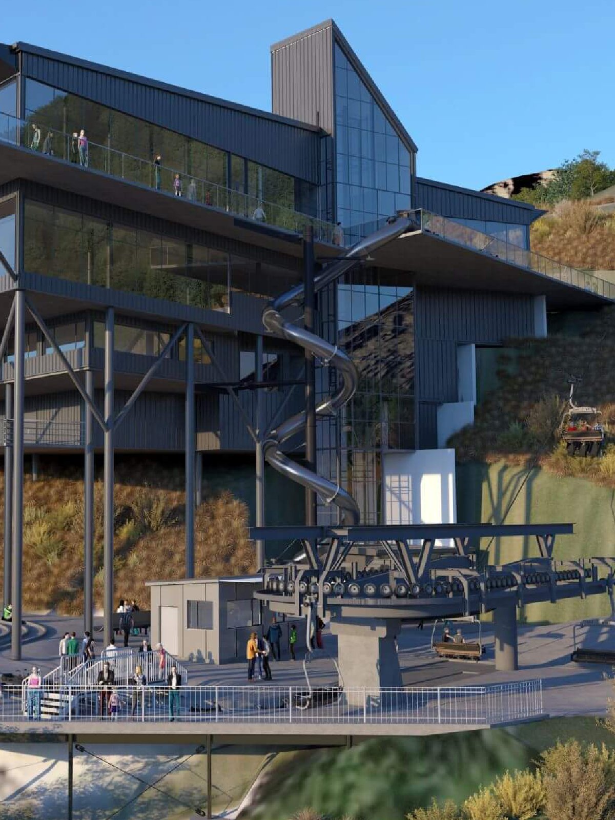 The Skyline Queenstown Vortex Slide experience