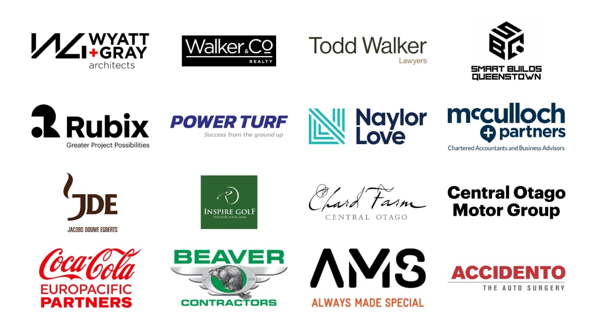 Golf Classic sponsors and partners logo display.