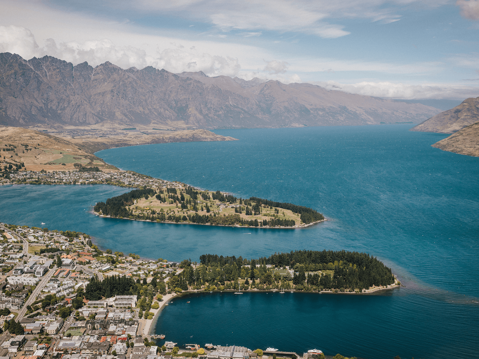 View from Bob's Peak from Skyline Queenstown