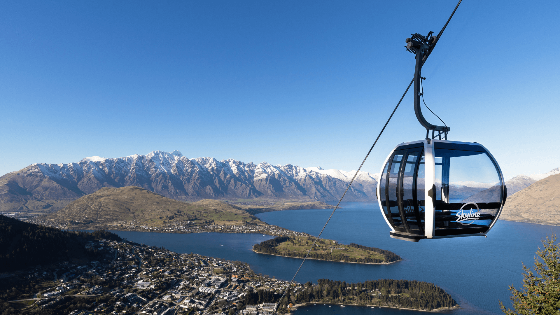 Gondola with Remarkables in background